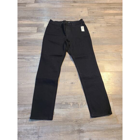 Old navy size 8 petite women's black high rise super skinny jeans new with tags - Picture 1 of 8